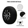 thumbnail image 2 of Easygdp Burgers And Hot Dogs Wheel Cover,Spare Tire Cover,4-17in Spare Tire Cover Universal Fit for Trailer, Car, Truck, SUV, Jeep-17 inch, 2 of 6