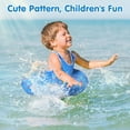 thumbnail image 5 of HEY! SPLASH Swim Vest Age 3-6 Kids, Adjustable Strap Floaties Swimsuit for Boys/Girls 30-60lbs, Pool Floating Tubes Swim Trainer Jackets, Beginner Learn to Swim,Blue Surf Shark, 5 of 7