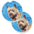 thumbnail image 1 of Blue Cairn Terrier Set of 2 Cup Holder Car Coaster, 1 of 1
