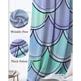 thumbnail image 3 of Abstract Art Coastal Blackout Curtains for Bedroom Living Room Darkening Curtains 84 Inch Length 2 Panels Set Nautical Sea Summer Beach Window Curtain Window Treatment Grommet Drapes 42"x84", 3 of 9