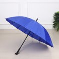 thumbnail image 1 of 16 Bone Automatic  Umbrella Strike Cloth Plain Windproof Straight Umbrella Business Umbrella Advertising Umbrella Printable, 1 of 7