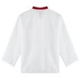 thumbnail image 4 of Aiihoo Adults Men Chef Jacket Stand Collar Long Sleeve Chef Shirt Restaurant Kitchen Jacket Coat Red L, 4 of 7