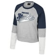 thumbnail image 2 of Girls Youth Colosseum Heather Gray Penn State Nittany Lions Katinka Rhinestone Pullover Sweatshirt, 2 of 3