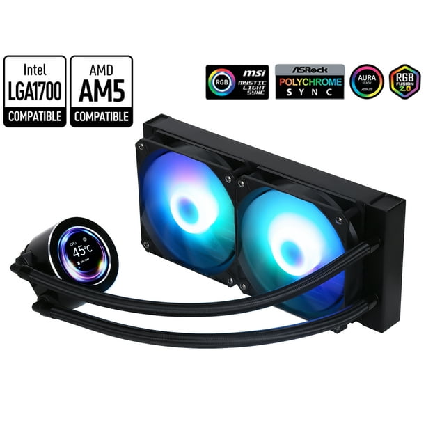 SAMA 240 CPU Liquid Cooler SM240LD Allinone Water Cooling Tirple