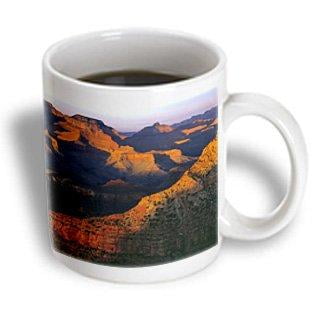 3dRose Arizona, Grand Canyon NP, Mesas at sunset - US03 RER0009 - Ric Ergenbright, Ceramic Mug, 11-ounce
