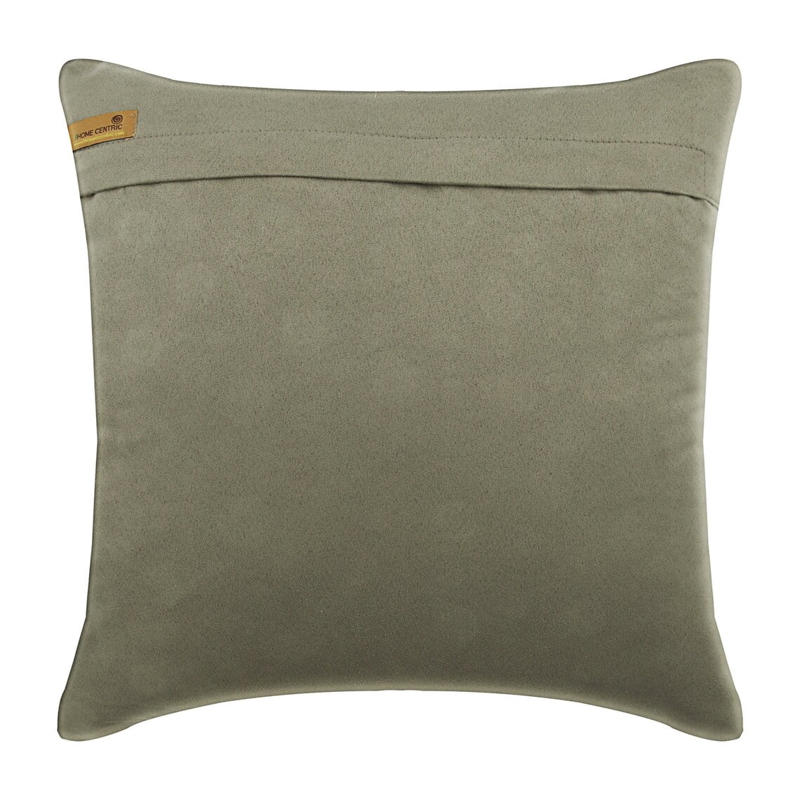 The HomeCentric Pillow Covers, Beige Accent Cover, Pack of 2, 16x16 inch (40x40 cm) Faux Leather & Suede PillowCase, Pillow Cover with Crystals, Abstract & Peacock, Circles & Dots - Green Gems