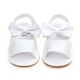 thumbnail image 2 of Povozer Baby Boy Sandals Baby Girl Shoes Baby Girls Summer Leather Sandals with Rubber Soles(Infant/Toddler) for 4,White, 2 of 4