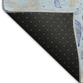 thumbnail image 3 of Addison Rugs Mayfield Washable Coastal Shells Blue Rectangle Rug, 3' x 5', 3 of 6