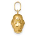thumbnail image 2 of 14K Yellow Gold Hollow Satin & Polished Snail Charm Pendant, 2 of 7