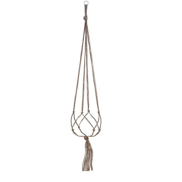 Flower Pot Holder Hanging Rope Hand-Weaved Plants Hanging Basket Net Bag Bohe Garden Supply Plants Hanger