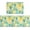 Blue Pineapple, variant on Pineapple Kitchen Rugs and Mats Sets of 2,Farmhouse Kitchen Decoration Rubber Backing Non-Slip Absorbent Mats for Sink Waterproof Runner Rug for Laundry Room,Blue Yellow 17x24+17x48inch