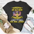 thumbnail image 5 of Never Underestimate Uss New Jersey Bb62 Battleship TShirt, 5 of 6