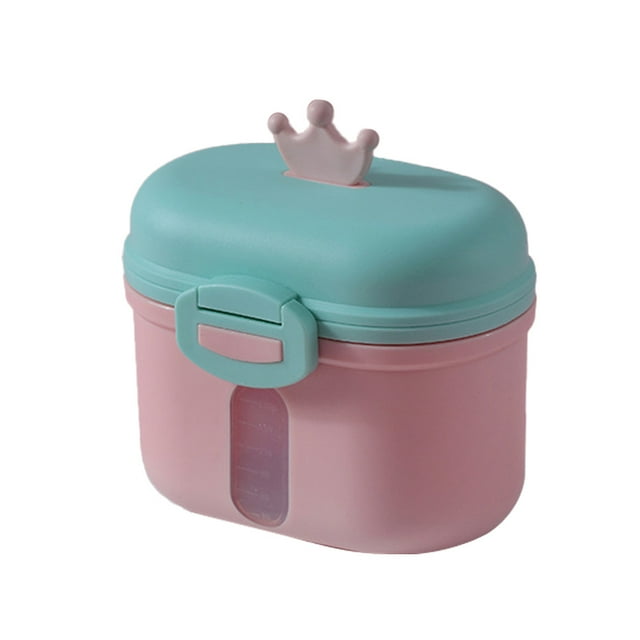 Contenedor portátil para fórmula de leche en polvo, para viajes, guarderías y actividades al aire libre.