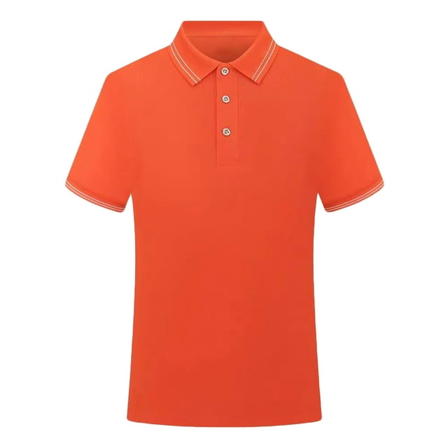 Birdeem Chemises pour Hommes Hommes Décontracté Bouton Manches Courtes Uni Col Rabattu Chandail T-Shirt Tops