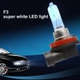 thumbnail image 3 of Gwong Autos 2pcs LBGZ-322 F3 Super Light Lights White Lights Reemplazo 12V65W / 5000K H9 Coche Bombilla LED Gwong 24011549, 3 of 6