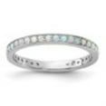 thumbnail image 4 of Auriga Fine Jewelry 925 Sterling Silver Created Opal Ring for Women Size 7, 4 of 6