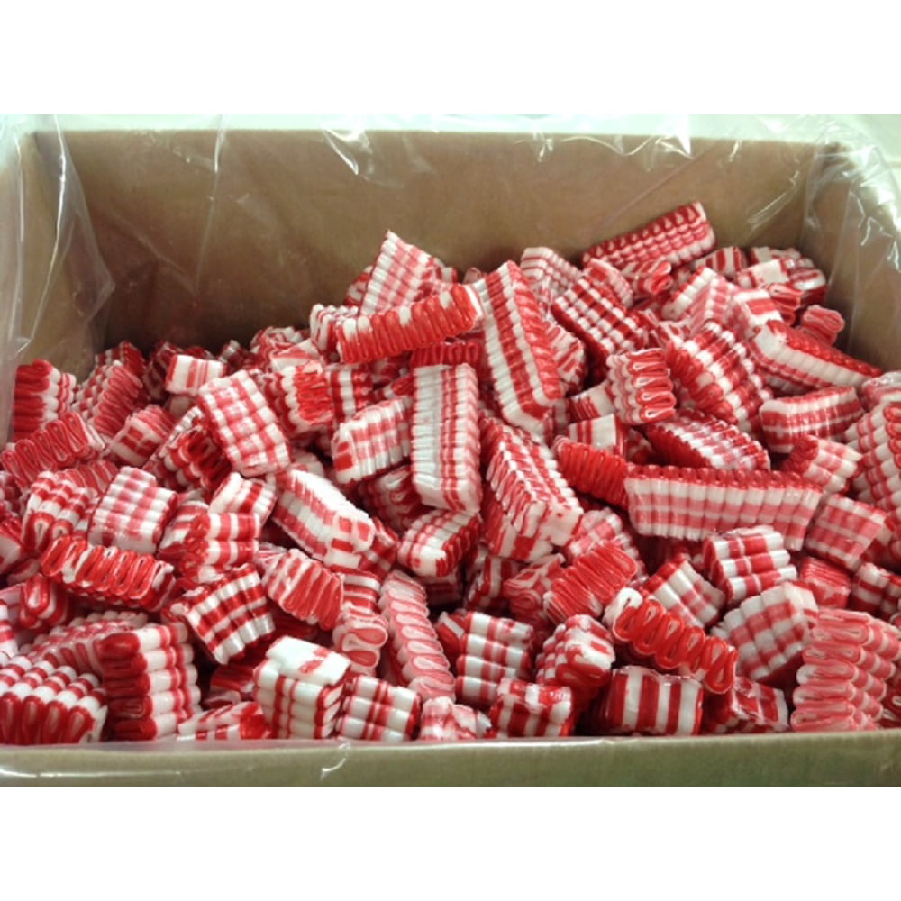 Old Fashioned Mini Ribbon Candy Peppermint 1 pound