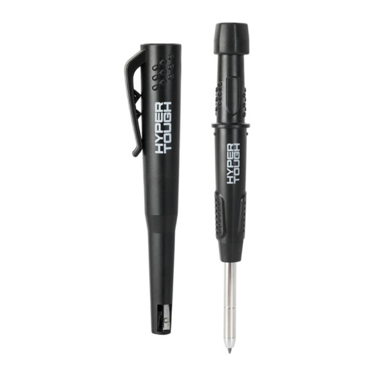 Hyper Tough Mechanical Carpenter Pencil with Pencil Sharpener and