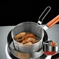 thumbnail image 2 of serony Frying Basket French Fries Basket Easy Clean for Cooking Frying Noodles 17.5cm, 2 of 9