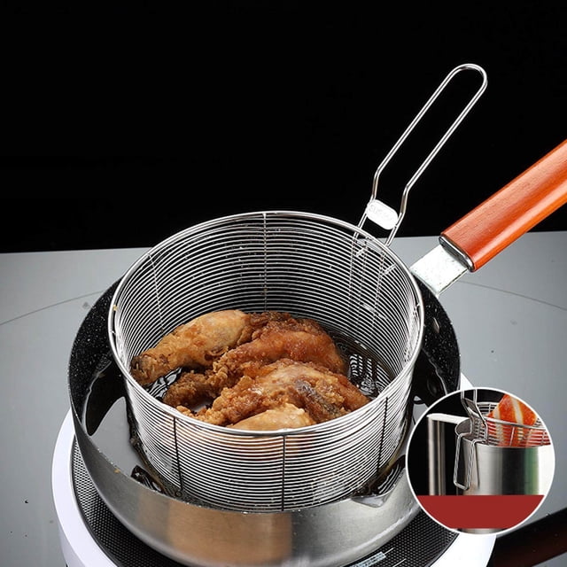 Xingzhi Frying Basket French Fries Basket Easy Clean for Cooking Frying Noodles 17.5cm