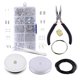 thumbnail image 1 of Herramientas de reparación de joyas, alicates, anillos de latón, cables que prensan para adultos, hechos , bricolaje Fernando Manualidades para hacer joyas, 1 of 8