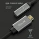 thumbnail image 2 of Qgeem Cable Adaptador Convertidor Hdmi Simple A Mini Dp Uhd 4k @ 30hz Enchufe Hy, 2 of 5