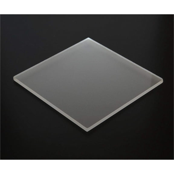 1/4" (6mm) Frosted Matte 12"x24" Cast Acrylic Plexiglass Sheet 0.220 Thick AZM