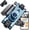 Blue, variant on 4K 360? DashCam for ,4   Dash Cam Front and Rear Inside with 128GB Card Included,Voice Control,5.8G WiFi GPS,IR Night Vision, G Sensor, 24/7 Parking Mode &Loop Recording Dash Camera