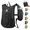 Black, variant on 14L Small Hiking Backpack,Blue Lightweight Packable Travel Daypack for Men Women | Quick Phone Pocket, Breathable Material, Water Resistant, Adjustable Straps, Emergency Whistle, Commuting Cycling