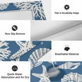 thumbnail image 6 of Outdoor Rug 3x5 ft Shell Starfish Outdoor Large Area Rug Non Slip Rubber Lake Blue Coastal Coral Conch Front Door Mat RV Rug Camping Carpet Patio Outdoor Rugs for Backyard Balcony Deck Porch Indoor, 6 of 9