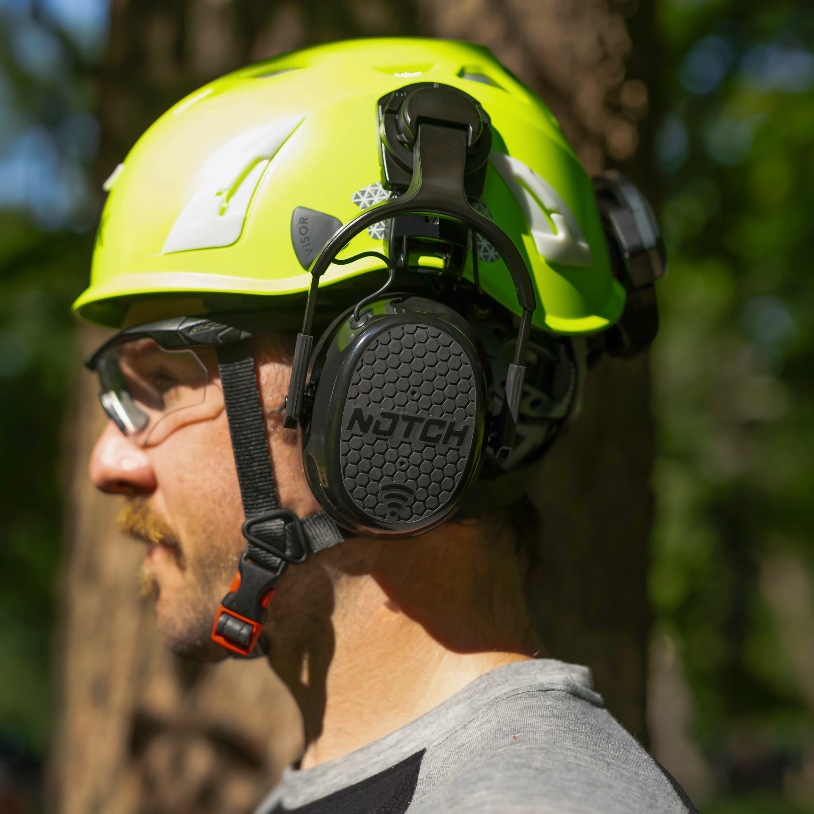 Notch Hook Ups - Helmet Mount Integrated Speakers with Hearing Protection (99292W)