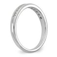 thumbnail image 6 of 14K White Gold Diamond, Lab Grown Round Ring Band Diamond VS SI, D E F, 1 3ct Channel , Size 5, 6 of 6