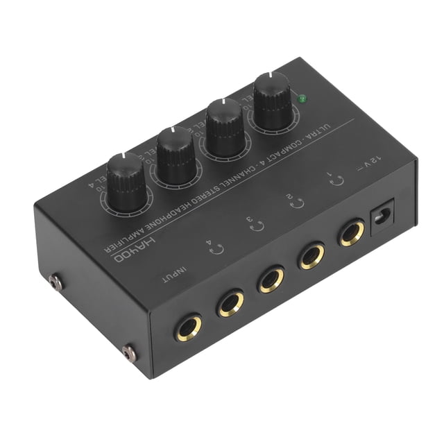Amplificador De Auriculares De 4 , Amplificador De Auriculares De Control Individual Para Discursos En Conferencias