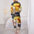 thumbnail image 5 of Lsque Pikmin Pattern Long Sleeve Pajama Set for Women - Soft 2-Piece Sleepwear and Loungewear Set with Pockets, Comfy Nightwear, 5 of 8