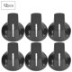 thumbnail image 2 of Reemplazo de perillas de control de volumen de tono de guitarra de 12 piezas para guitarras eléctricas (negro), 2 of 7