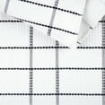thumbnail image 3 of Martha Stewart Modern Waffle Kitchen Towel Set 6-Pack, Black, 16"x28", 3 of 11