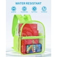 thumbnail image 4 of Mochila transparente aprobada por el estadio Paxiland de 30 x 30 x 15 cm, color verde, 4 of 7