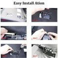 thumbnail image 5 of BaiCH 2-Pack Rear Seat Quick Latch Release Kit for Ford Pickup Trucks F150/F250/F350 – Black Straps, 5 of 9