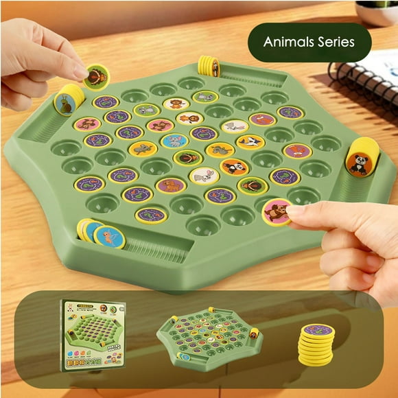Deals of the Week Iumwxz Animals Flip Memory Game for Kindergarten Gathering Activity Animals Flip Board Game for Kindergarten Preschool Gathering Merry Deals! Christmas