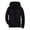 Black, variant on Mens Ultra-Thin Outdoor Windbreaker Lightweight Breathable Sun Protection Hooded Jacket