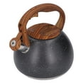 thumbnail image 2 of Bouilloires à Thé avec Poignée, Poignée Ergonomique 3L en Acier Inoxydable Chauffage Rapide Sifflement Bouilloire pour l'Extérieur, 2 of 8