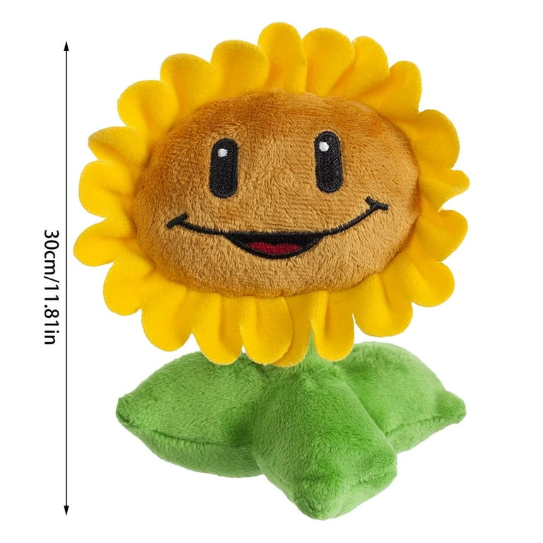 KEVCHE 11.8 Plants vs Zombies Plush Toys Plants vs Zombies Toys Stuffed Animals Plushies Big Size Sunflower Plush PVZ Plush Birthday Halloween Gift for Kids and Game Fans Age 4 Walmart