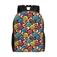 thumbnail image 1 of Disketp American Football Mochila Unisex de Apertura Lateral Completa, Mochila para Laptop para Escuela, Trabajo y Viajes, 1 of 8