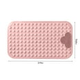 thumbnail image 3 of Vfedsrsge Bath Mats for Bathroom Floor Non Slip Non Skid Quick Dry,Bathroom Rug Rubber Backing Massage or Scrub The Soles of The Feet Bathroom Floor Mat Shower Rug in Front of The Bathtub,Pink, 3 of 9