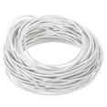 thumbnail image 1 of Unique Bargains 11 Yards Fil de Laçage Rond en Cuir 1mm pour Bricolage, Blanc Pur, 1 of 7