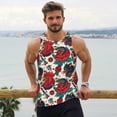 thumbnail image 6 of Picia Chicken Printed Men’s Performance Tank, Men's Workout Tank Top Moisture-Wicking Tank Top Muscle tee, Breathable Workout Shirt-X-Large, 6 of 7