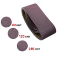 thumbnail image 4 of 18 unids Anillo de papel Anillo Cinturón de arena Metal ROX ROXO DE ROJO DE MADERA LIJADOR DE PULIDO DE PULIDO for PULIDO DIARIO: PLÁSTICO DE METÁLICO JADE DE MADERA, 4 of 7