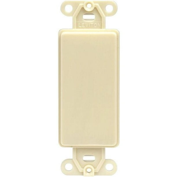 Leviton Manufacturing 871996 Electrical Wall Plate, Decora Blank Insert