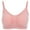 Pink, variant on Aofany Women's Maternity Nursing Bras No Rims Pregnant Women's Plain Color Bra Maternity Nursing Bra Vest Tops