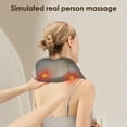 thumbnail image 6 of MOONORAH Back and Neck Massager with Heat,Rechargeable Shiatsu Shoulder Massager Portable Kneading Shoulder Massage for Shoulder, Leg, Body Muscle Pain Relief,Gifts for Mom and Dad, 6 of 8